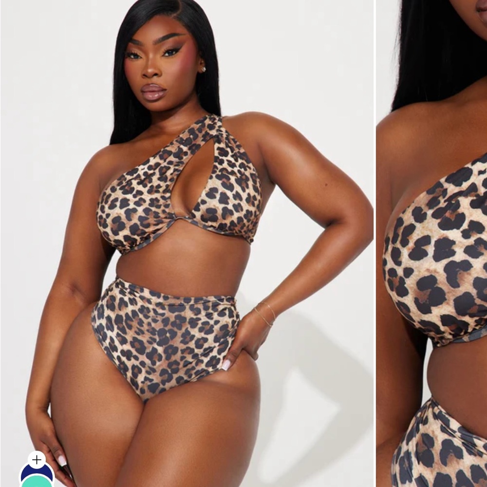 Fashion Nova Leopard Print Bikini